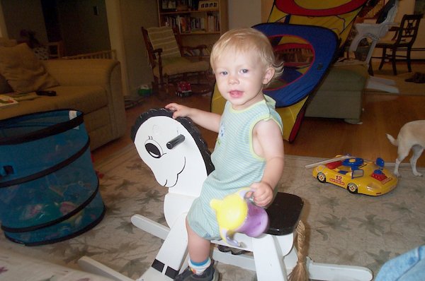 Tim on rocking horse (2004-07-04 19:03:32)