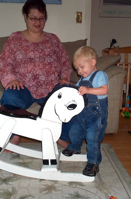 Tim on Rocking Horse (8-7-2004 9:11)