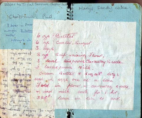 Mary's Seedy Cake, cont.