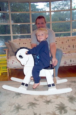 Tim on horse (9-16-2004 19:2)