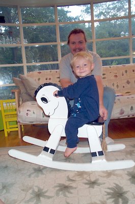 Tim on horse (9-16-2004 19:2)