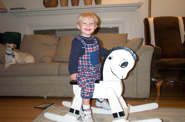 Tim on Horse (10-19-2004 19:06)