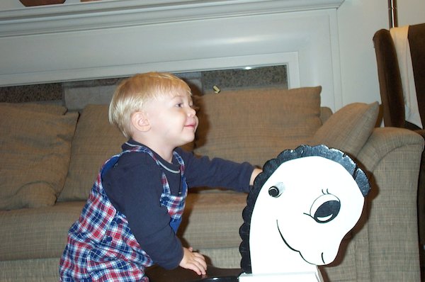 Tim on Horse (10-19-2004 19:07)