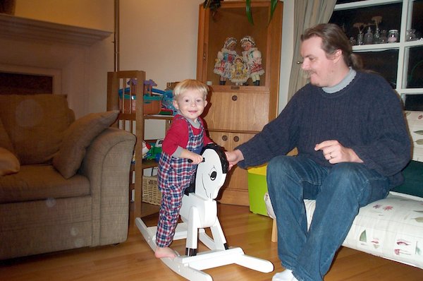 Tim with Horse (02-01-2005 18:40)