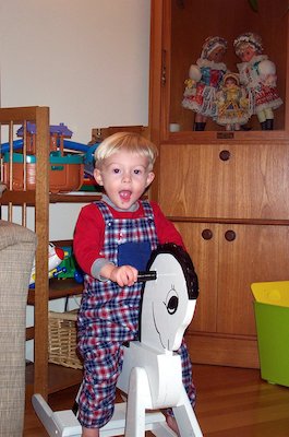 Tim with Horse (02-01-2005 18:40)