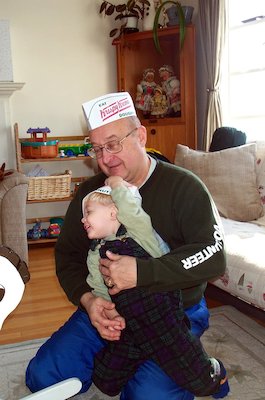 Pappy and Tim ready for Work (02-24-2005 08:55)