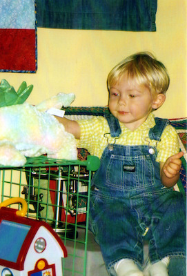 Tim with dragon (03-26-2005)