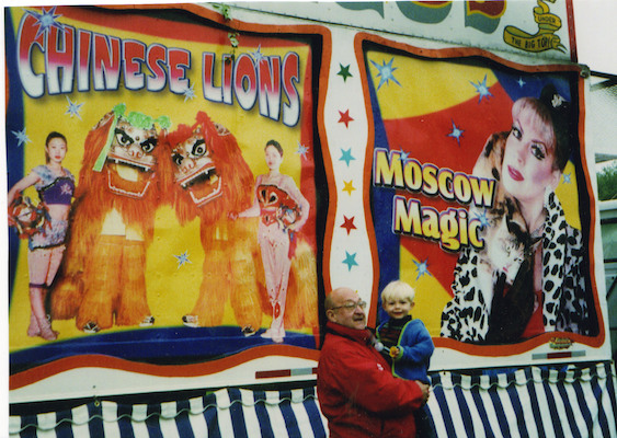 Poppy and Tim at the Circus (06-15-2005)