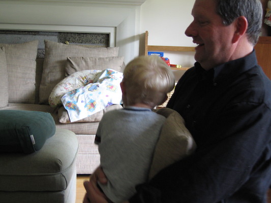 Tim and John playing (06-26-2005 16:51)