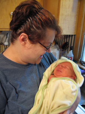 Xine and Cole post-bath (06-28-2005 11:38)