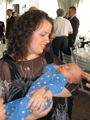 Julie with Cole (07-03-2005 19:32)