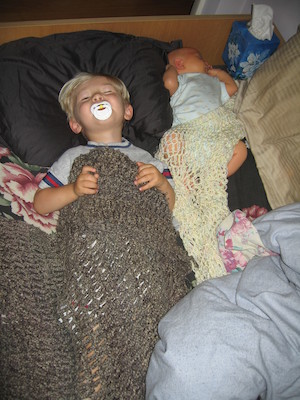 Tim and Cole "sleeping" (07-05-2005 08:22)