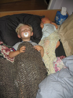 Tim and Cole "sleeping" (07-05-2005 08:22)