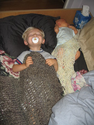 Tim and Cole "sleeping" (07-05-2005 08:23)